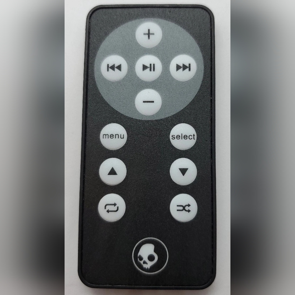 Skullcandy Black and White Media Remote